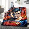 1pc Superman Flannel Blanket Soft Warm Throw for Home, Office, Travel, All-Season Cozy Bedding GiftL1086