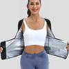 Women's Sauna Sweat-wicking Bodysuit with Waistband & Tummy Control for Running