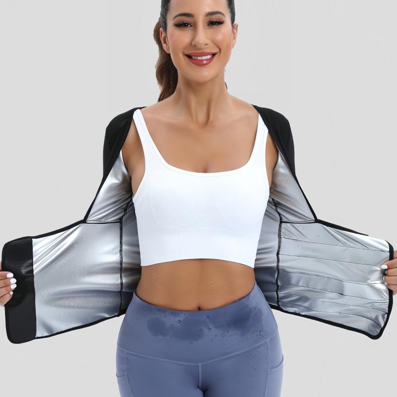 Women's Sauna Sweat-wicking Bodysuit with Waistband & Tummy Control for Running