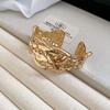 Exaggerated Bracelet Women's Fancy Light Luxury Minority Exquisite Golden Bracelet Arm Ring Summer Young Open Bracelet