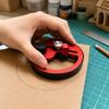 Circle Cutter Hand Tool for Photo Paper, Film Sheets, Paper Crafts and Model Making with Adjustable Guide Design