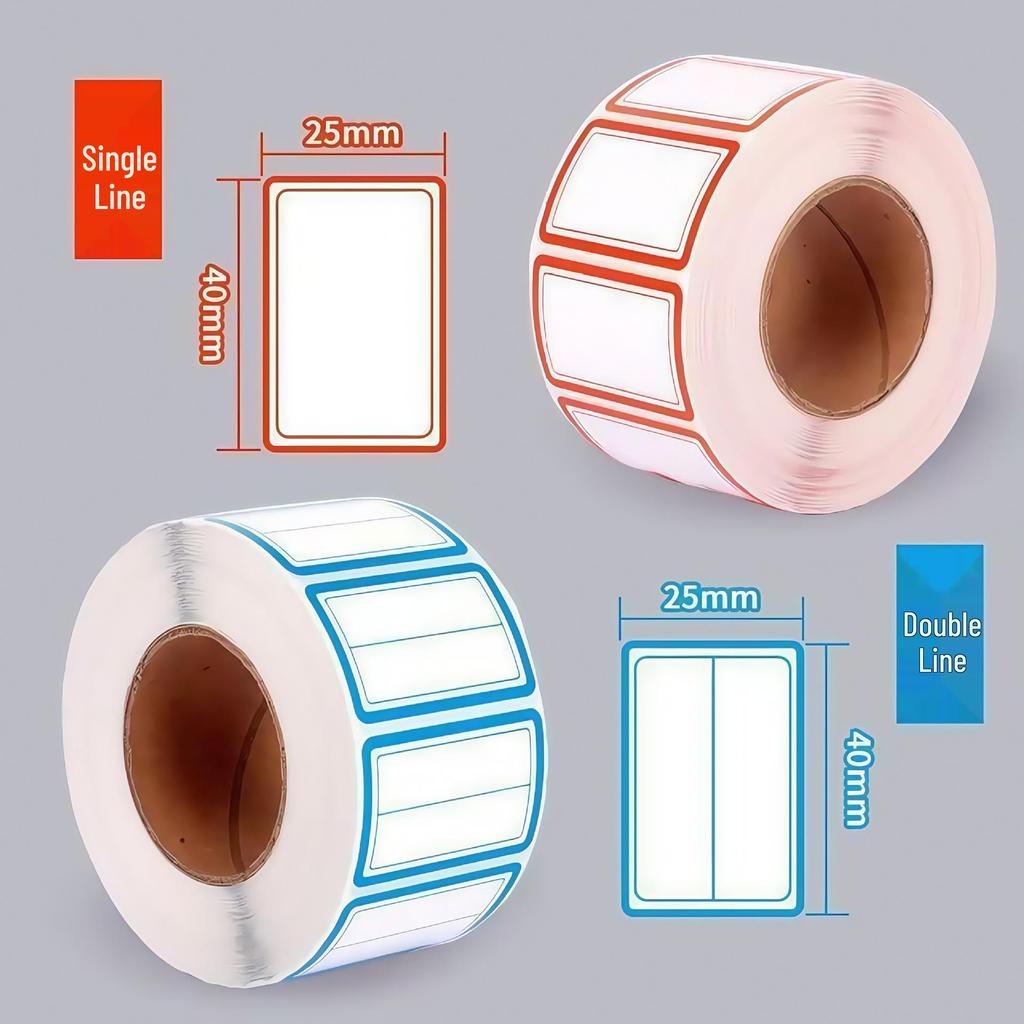 Waterproof Self-Adhesive Name and Memo Label Stickers for Classification and Marking