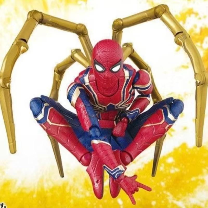In Stock Iron Spider Action Figure Infinite War Collection Movie Periphery Puppet Model With Accessories Ornament Holiday Gift