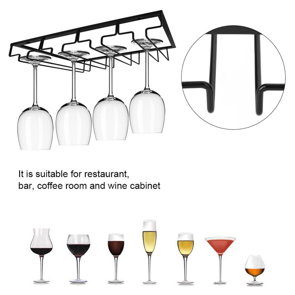 Wine Glass Storage Rack for Living Room, Kitchen, Bar with High-quality Iron, Elegant and Stylish, for Family and Friends