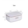 Double Layer Drain Soap Box, Wall Mounted Soap Holder, Bathroom Shower Soap Rack Sponge Storage Plate for Laundry & Toilet