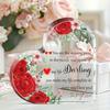 2D Flat Acrylic Heart-shaped Decoration, Indoor and Outdoor Decoration - No Battery/electricity Required, Free Day Decoration, Shop Decoration,