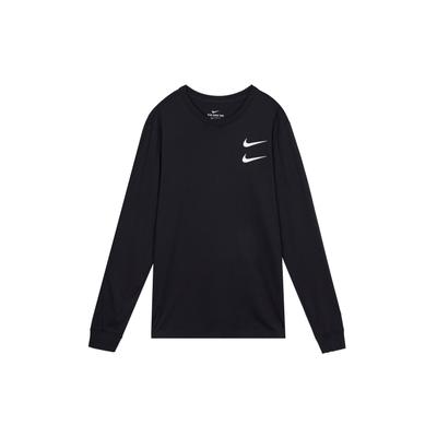 Αθλητικά Ρούχα Swoosh Μπλούζα Μακρυμάνικη Ανδρικά Τοπ Μαύρο CK2259-010