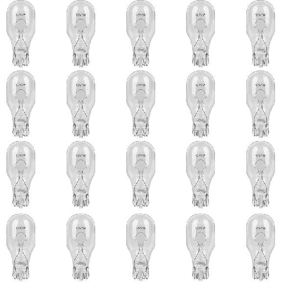 Kscjdg 18W 12V T5 Light Bulb Replacement Landscape Light Bulbs -Wedge Base Lights Bulb -Malibu Lights Bulbs -Low Voltage Landscaping Light Bulbs - 20