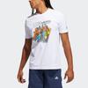 Adidas T Shirts Men's White Crew Neck Moderate Straight Fit H43986