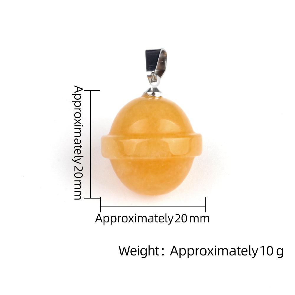 1 Stück Halskette mit Anhänger aus Natursteinkristall, Asteroiden-Edelstein, Charms mit Riemenkette, Halsketten für Frauen und Männer, Alltagsschmuck, Geschenke, 20 × 20 mm