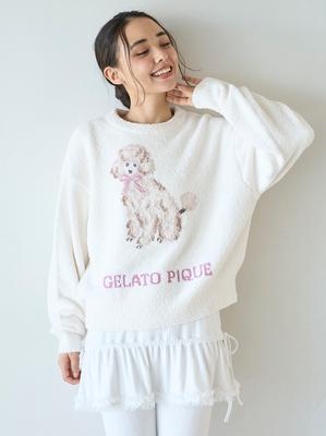 GELATO PIQUE Poodle Jacquard Pullover Pwnt255084