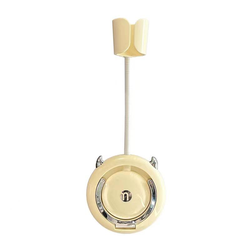 Hands-Free Wall-Mounted Hair Dryer Stand: No-Punch Bathroom Holder for Easy Hair Drying.
