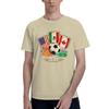 Custom Unisexs 2026 Football Soccer Cups T Shirt Short Sleeve Cotton Tshirt Casual Usa Canada Mexico Tee Loose Fit