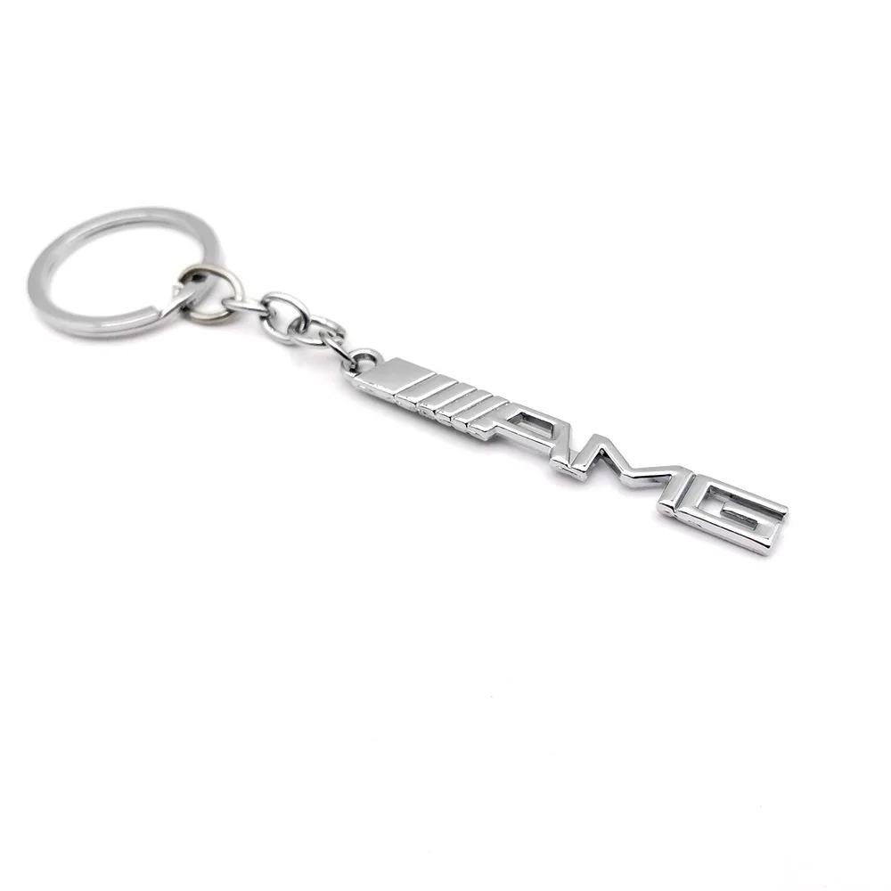 3D Metal Car Key Ring Pendant Leather Key Chain Accessories For Mercedes Benz W204 W205 W203 W211 W212 W213 W210 W124 W169 W176 CY9