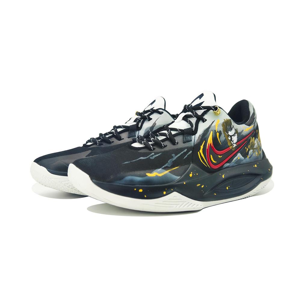 Nike Precision 6 Precision 6 Yixing Manufacturing, Red Gold Striding Fabric Abrasion Resistant Low top Basketball Shoes DD9535-007(Team16-)