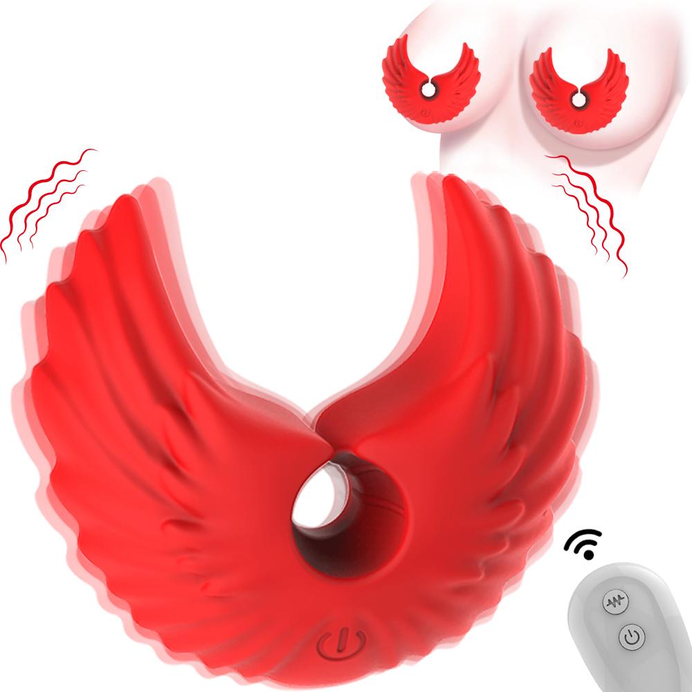 Nipple Toys Clamps Remote Control Breast Vibrator BDSM Nipple Stimulator Adult Sex Toy & Games for Women Couples Sexual Pleasure