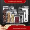 Aluminum-Plated Yin-Yang Semi-Transparent Food Grade Sealed Packaging Bag