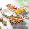 Rectangular Baking Tray Oven Kitchen Baking Tool Ceramic Roasting Lasagna Pan With Handle Baking Dish