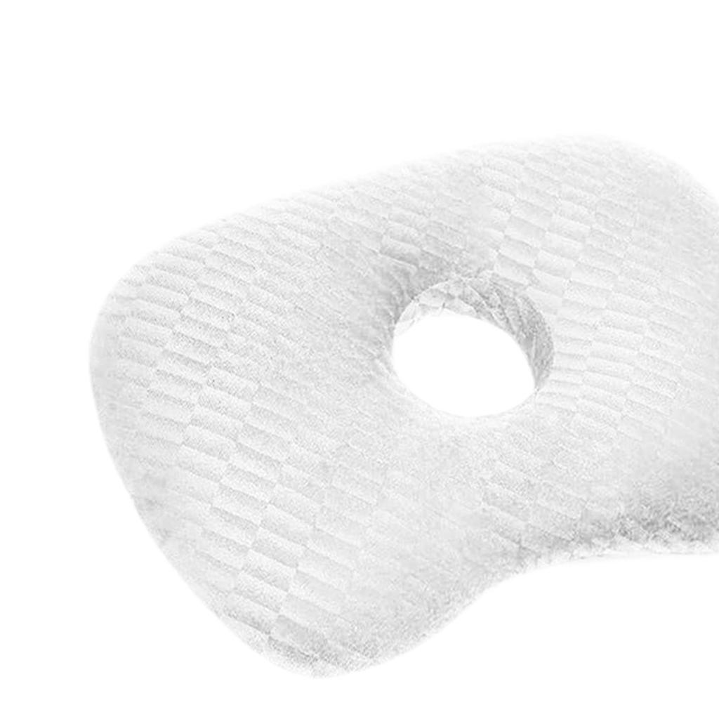 Ear Piercing Pillow Soft Fleece Guard Orthopedic Pillow with Ear Hole for Side Sleepers Office Travel