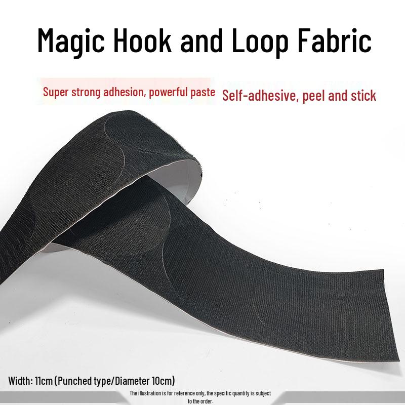 

Water Mill Head Flannel Adhesive Pad with Hook and Loop Suction