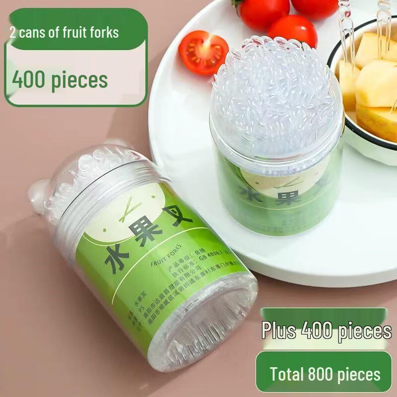 Disposable Food-Grade Plastic Fruit Forks