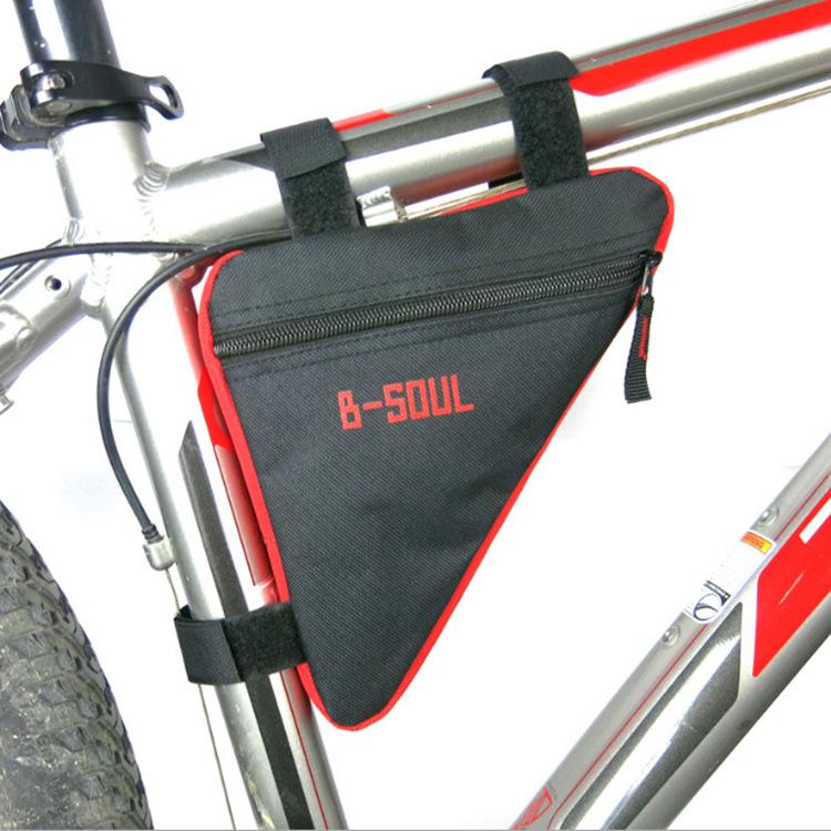 Bicycle Triangle Tool Kit Bag Front Tube Frame Saddle Storage Bag Waterproof Pouch Durable Bike Bag
