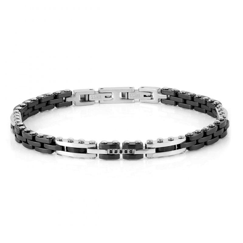 Nomination Strong Men'S Bracelet Ceramic Cubic (Mixed 1) 028302/003