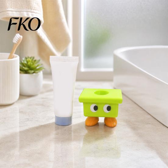 3D Printed Toothbrush Holder Cartoon Stool Holder, Waterproof Moisture-Proof Cute Durable Bathroom Compact Storage Organizer for