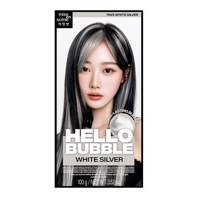 Ciao tintura per capelli a bolle, bianco argento, 1 pezzo