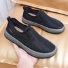 Cloth shoes men's  non-slip breathable comfortable one-pedal casual shoes middle-aged and elderly father shoes