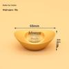 Golden Alloy Ingot Wealth-Attracting Ornament - Perfect for Housewarming and New Home