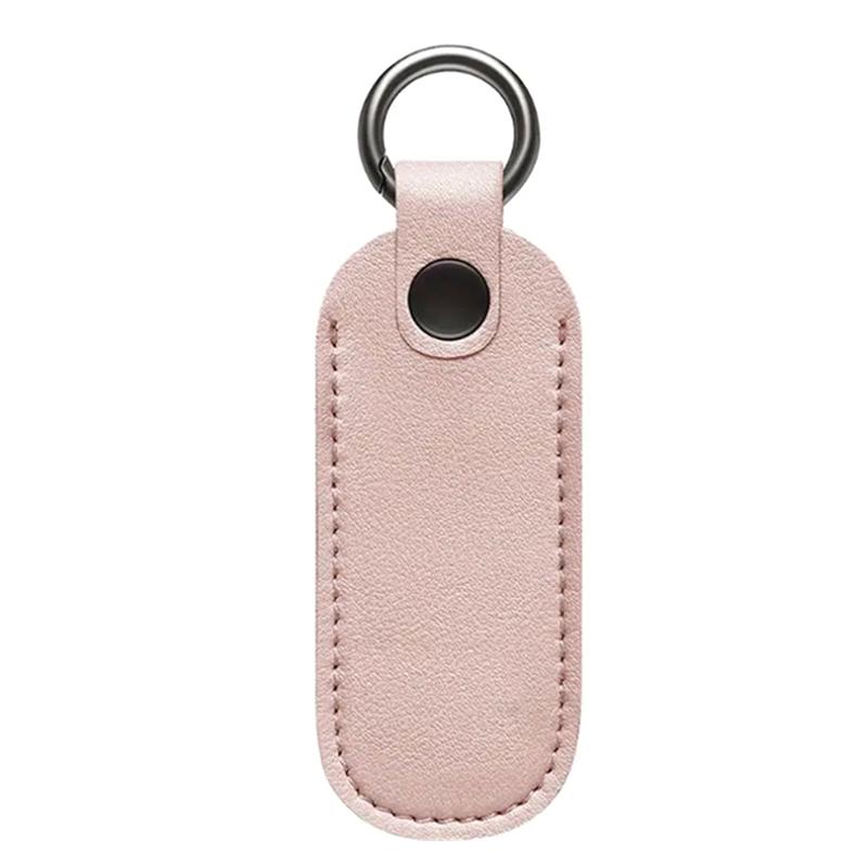 Leather U Disk Pouch Key Ring Holder Usb Flash Drive Storage Bag Pendrive Protective Cover Memory Stick Case