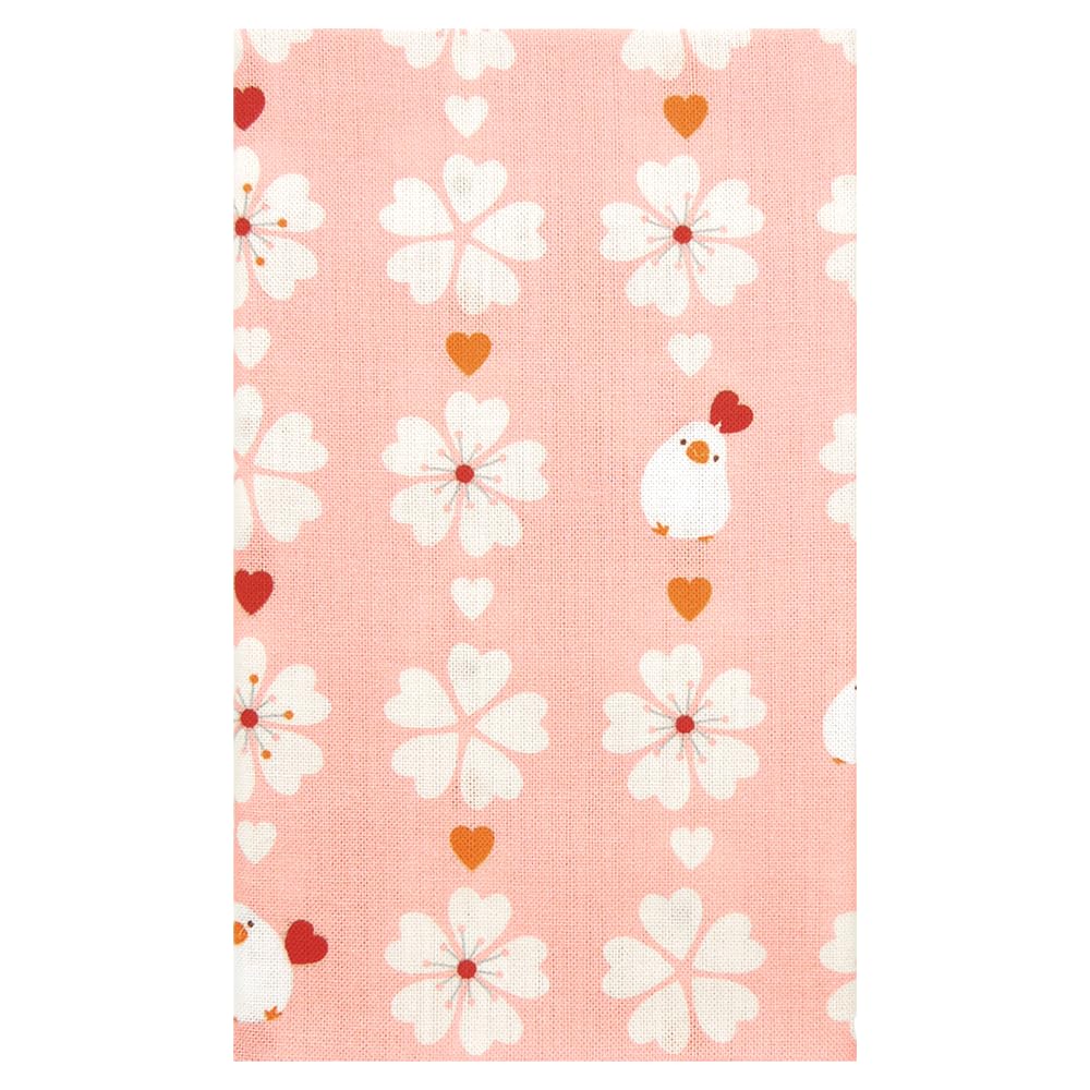 

Hama pattern Tenugui Sakura sparrow рожевий