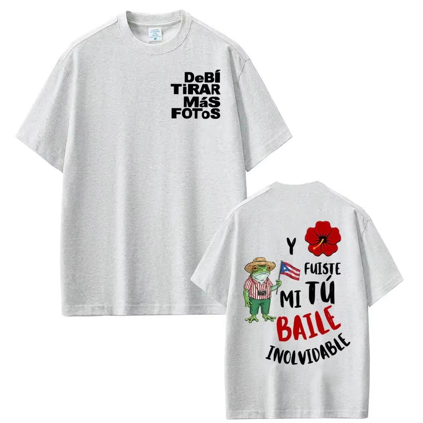 Rapper Bad Bunny Tour 2026 Graphics TShirt Unisex Unisex Vintage Tshirts Short Sleeved HipHop Aesthetics TShirts Unisex Fashion L