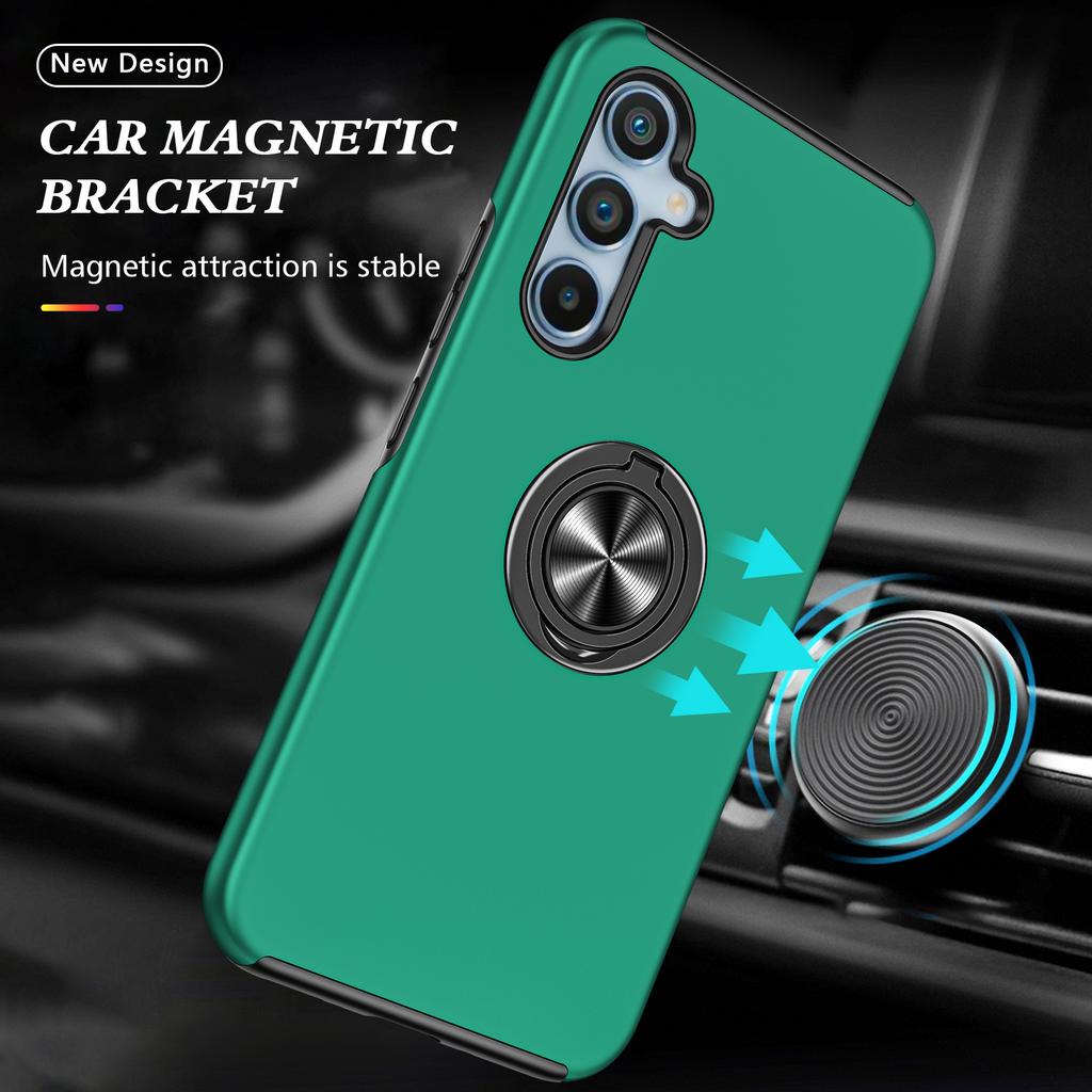 Pour Samsung Galaxy A55 5G Coque Ajustée PC+TPU Housse de Téléphone avec Béquille