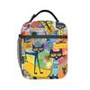 Cool Cartoon Kitten Pete the Cat Insulated Lunch Bag Leakproof Meal Container Cooler Bag Lunch Box Tote Bento Pouch