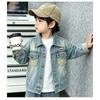 Jungen Jeansjacke Kinder Oberbekleidung Lässig Schick Biker Stil Kurzer Mantel 3-8 Jahre