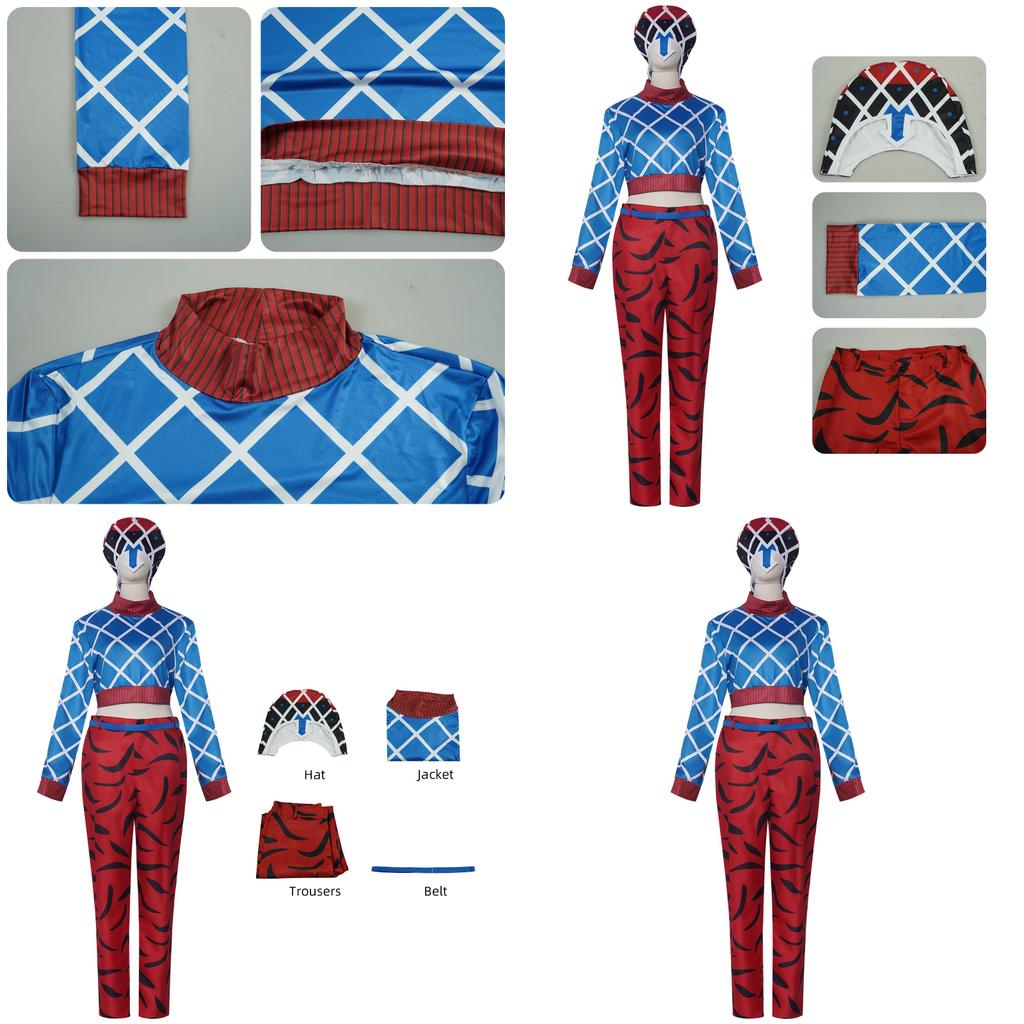 Jojos Bizarre Adventure Kira Yoshikage Guido Mista Cosplay Kostüm Für Anime Rollenspiel