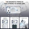 For iPhone 17 Pro Clear Phone Case with Lens Kickstand Cover Compatible with MagSafe