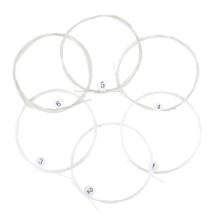 6Pcs 6-string Acoustics Classical Guitar Strings .028-.043 Folk Guitar Nylon String Musical Instrument Accessories