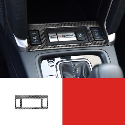 For Subaru Forester 2013-2018 1x Car Styling Carbon Fiber Seat Button Cover Sport Mode Button Panel Frame