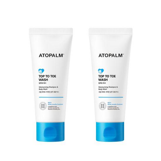 ATOPALM Top-to-Toe All-in-One Wash Gentle Hair & Body Cleanser 100ml x 2