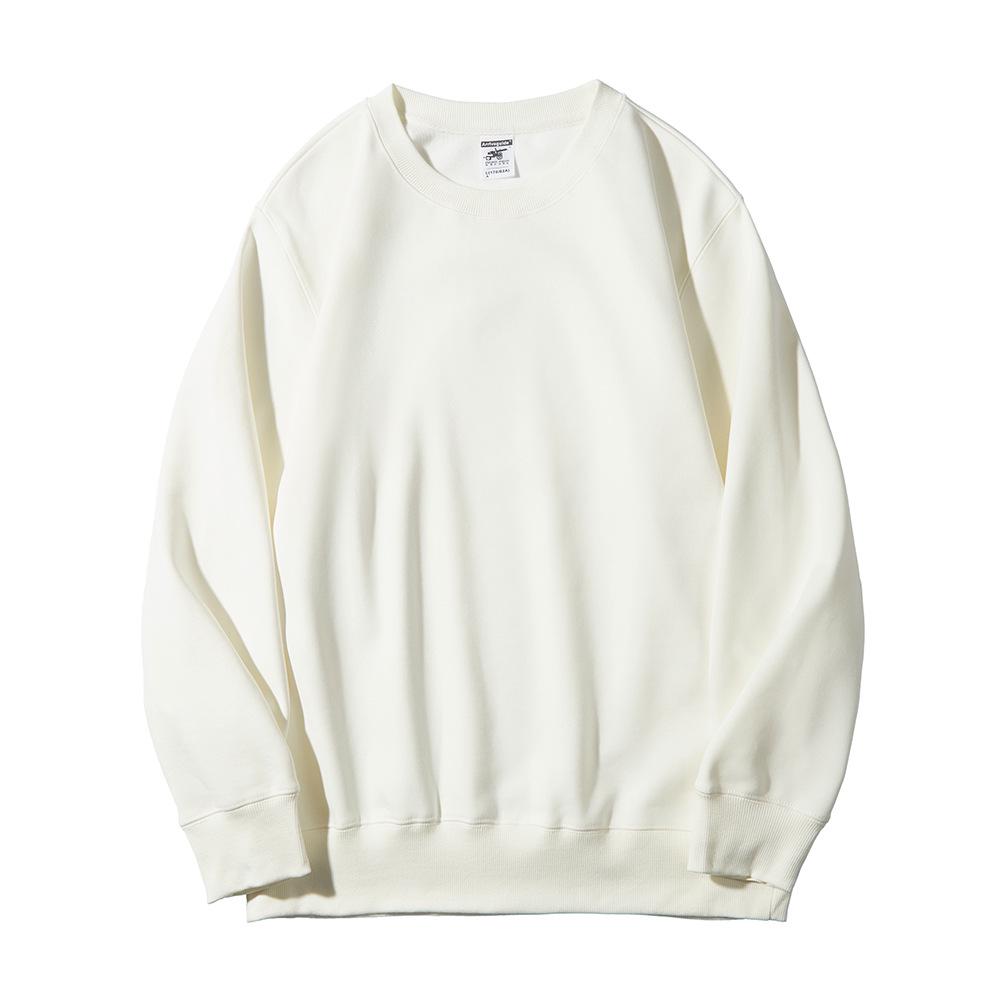 Men's AG600g Super Soft Crew Neck Sweatshirt - High-End Heavyweight Casual with Trendy Print for Autumn