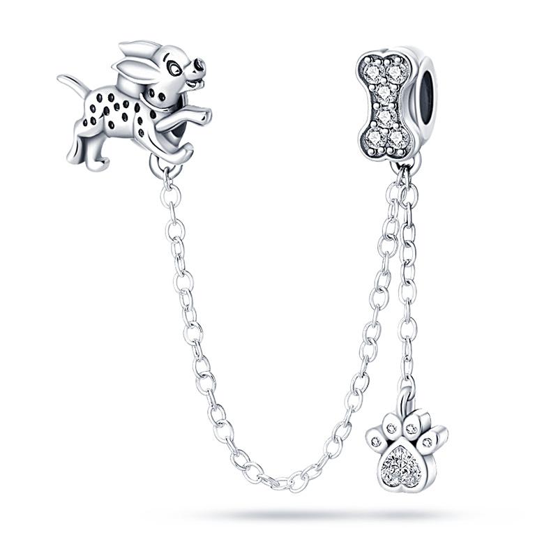 Pet Charms Copper Animal Dog Cat Bear Rabbit Elephant Charms Beads Fit 3Mm Bangle Bracelet Diy Jewelry