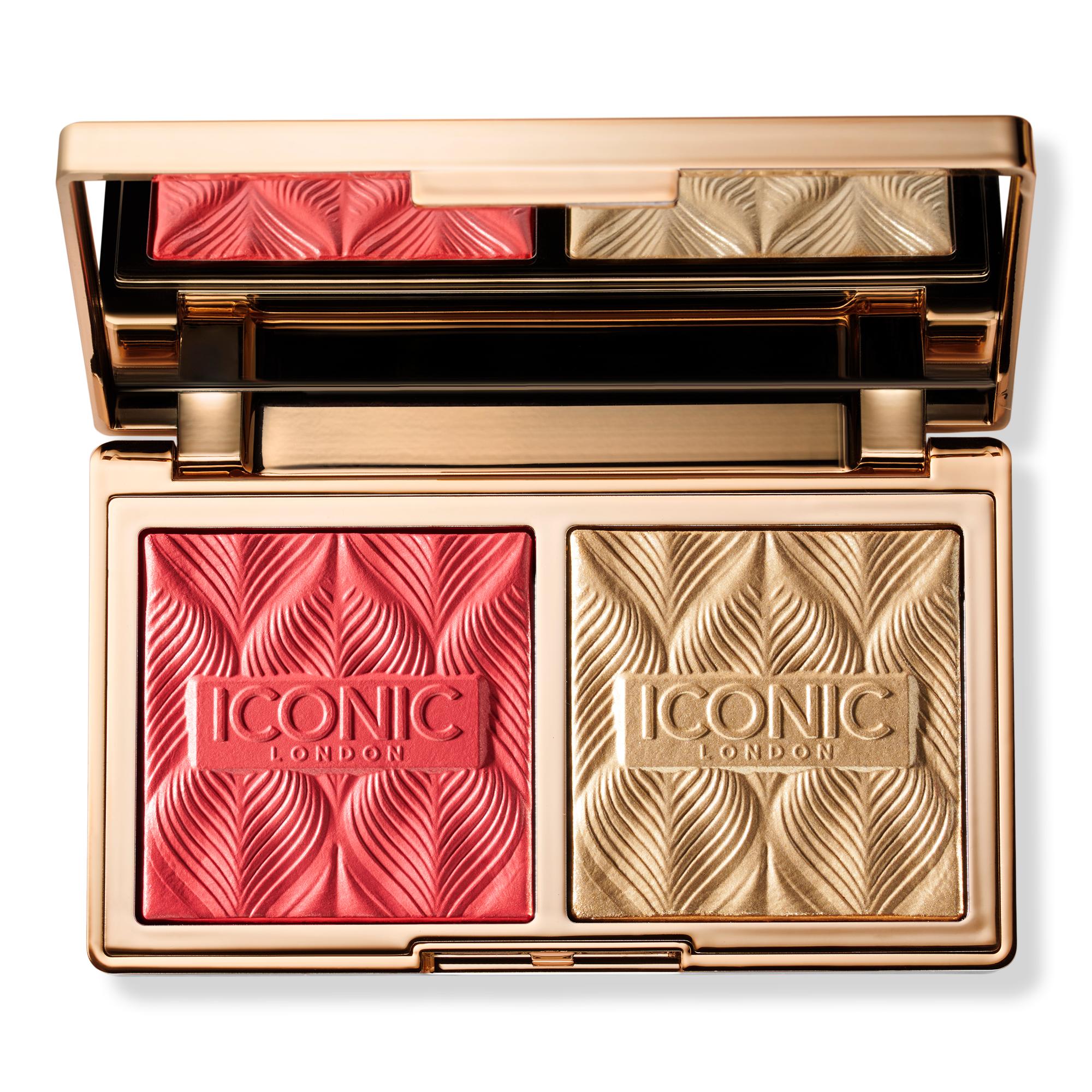 

Румяна Iconic London Silk Glow Duo Blush HiGhliGht Gel Powders 6 г Coral Glow