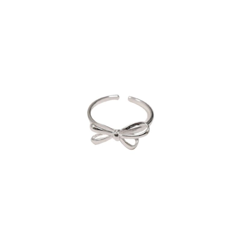 LAYERMOOD 24 Tie Ribbon Ring-silver925