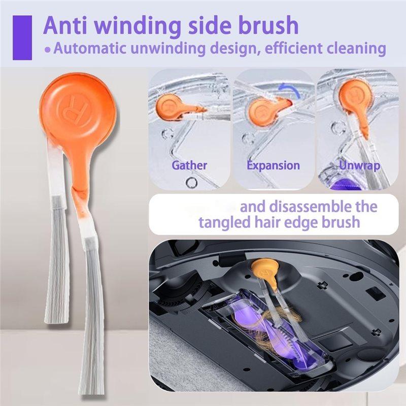 A71G-Replacement Parts Kit For NARWAL Flow 1 Robot Vacuum Cleaner Includes Main Brush, Mop Cloth, HEPA Filter Accessory