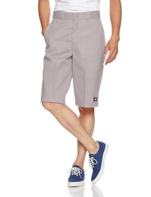 Dickies Official 42283 Cellphone Pocket Work Shorts, 42283, Silver, Size 32