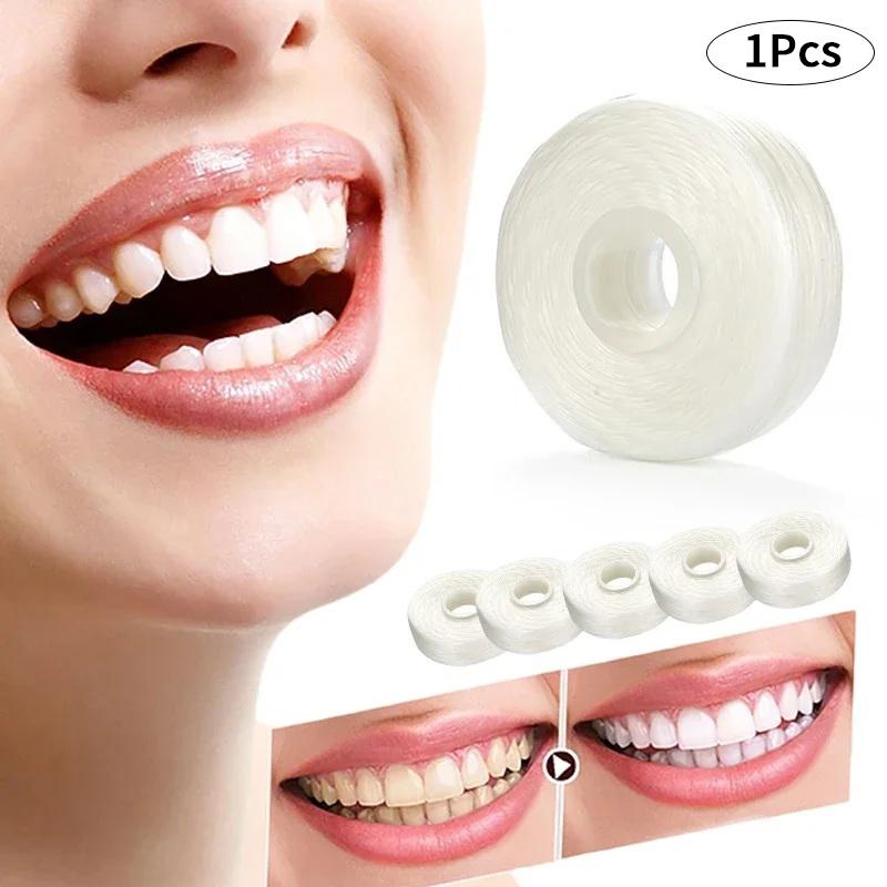 50M/Box Mint Dental Floss Roll - Cleaning Oral Tools - Dental Floss Stick Adult Home Set - Cleaning Interdental Brush