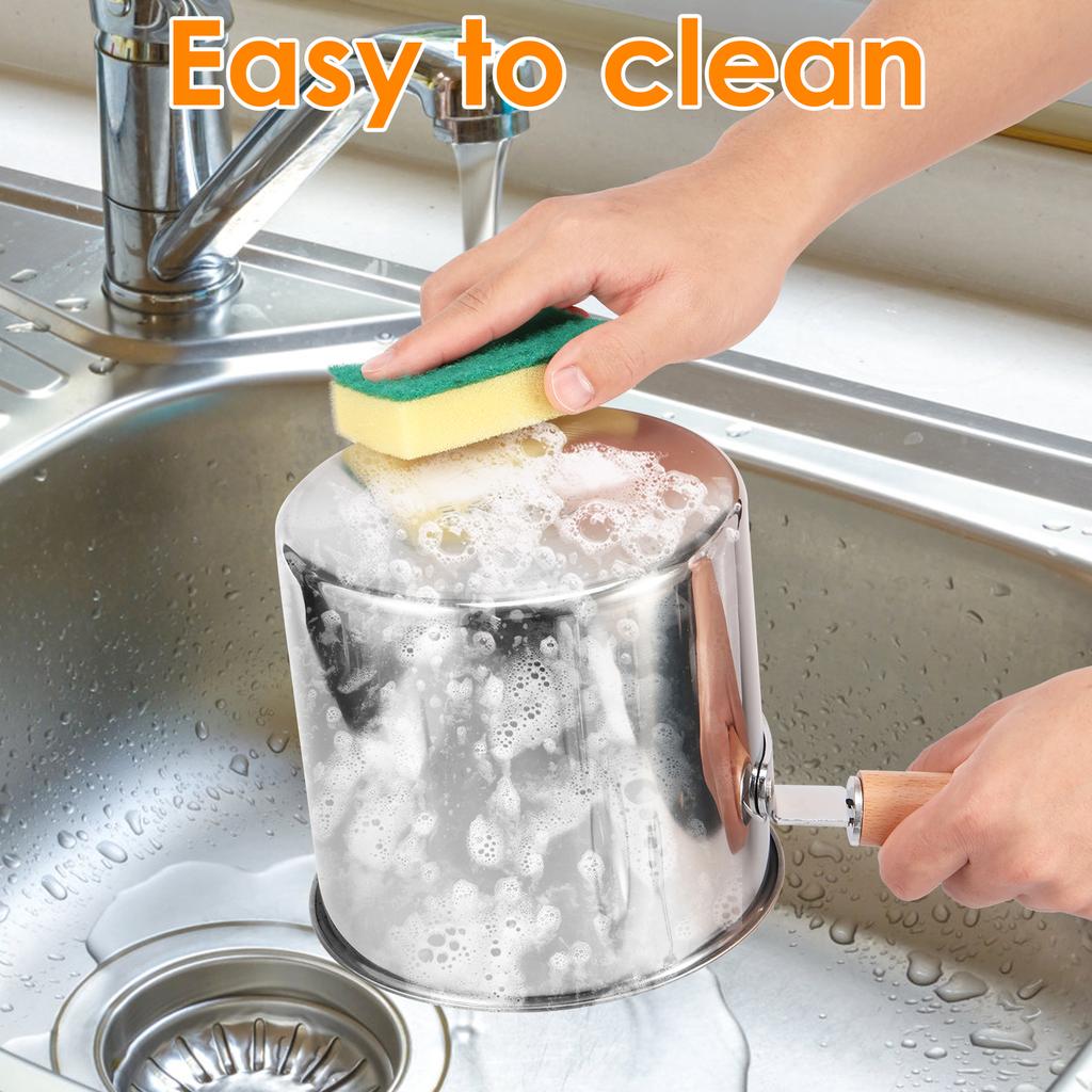 Stainless Steel Frying Pan Deep Fryer Pot with Filter Lids Non-stick Deep Fryer Kitchenware Frying Household for Cooking Kitchen